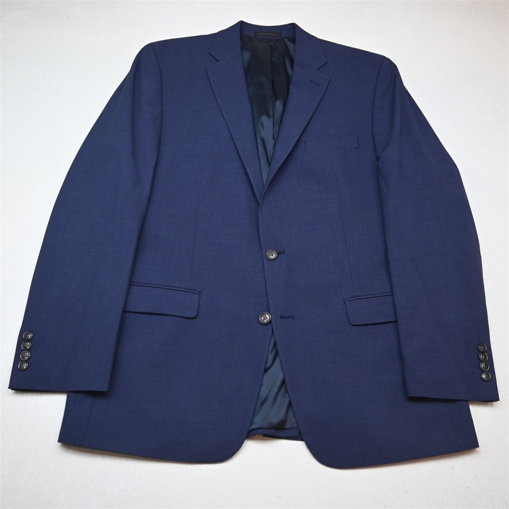 Chaps Ralph Lauren 44L Blue Mens Blazer Suit Jacket Sport Coat